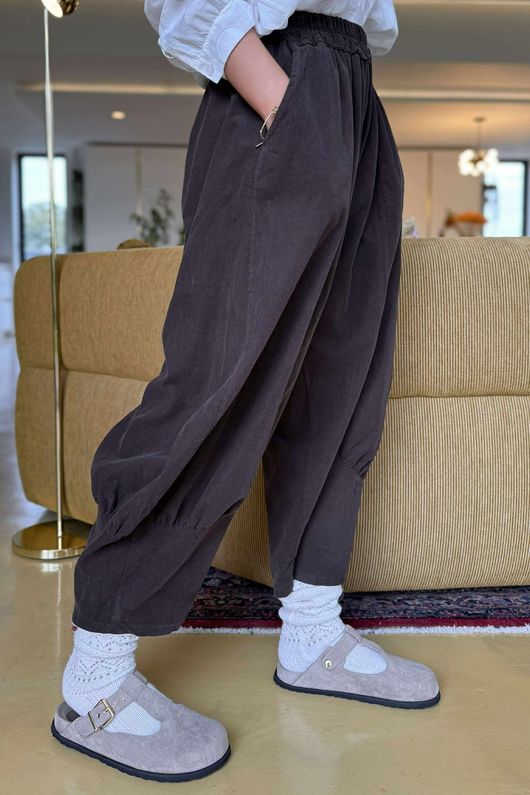 Cooper Needlecord Quirky Cocoon Pant Coffee Bean  /14 =